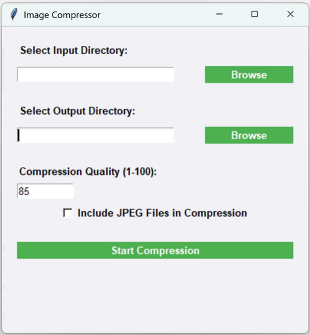 Desktop Image Compressor